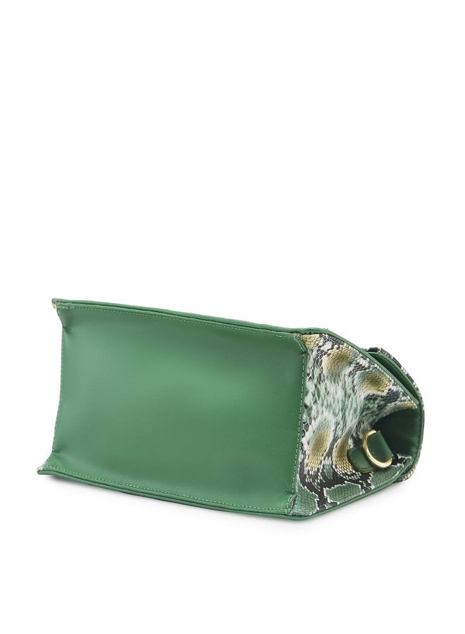 Caprese Oriana Sling Bag for Women (Medium, Dark Green) - Image 5